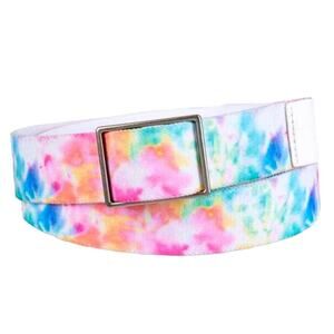 New Original Use Tye Dye Colorful White Belt XL